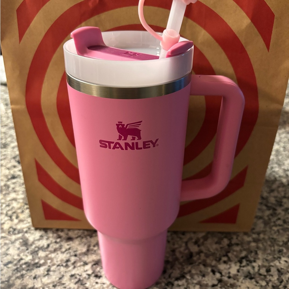 Stanley Pink Insulated Mug with Handle